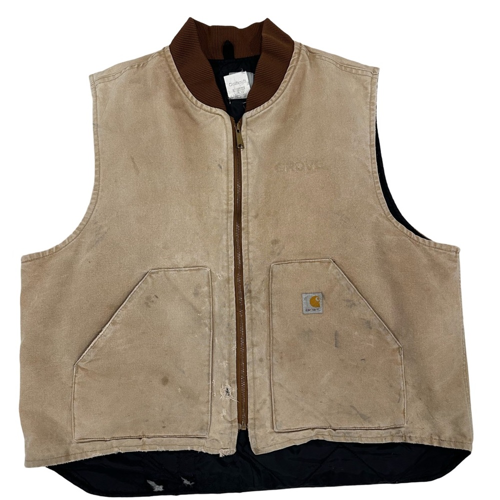 Vintage Carhartt Distressed & faded vest